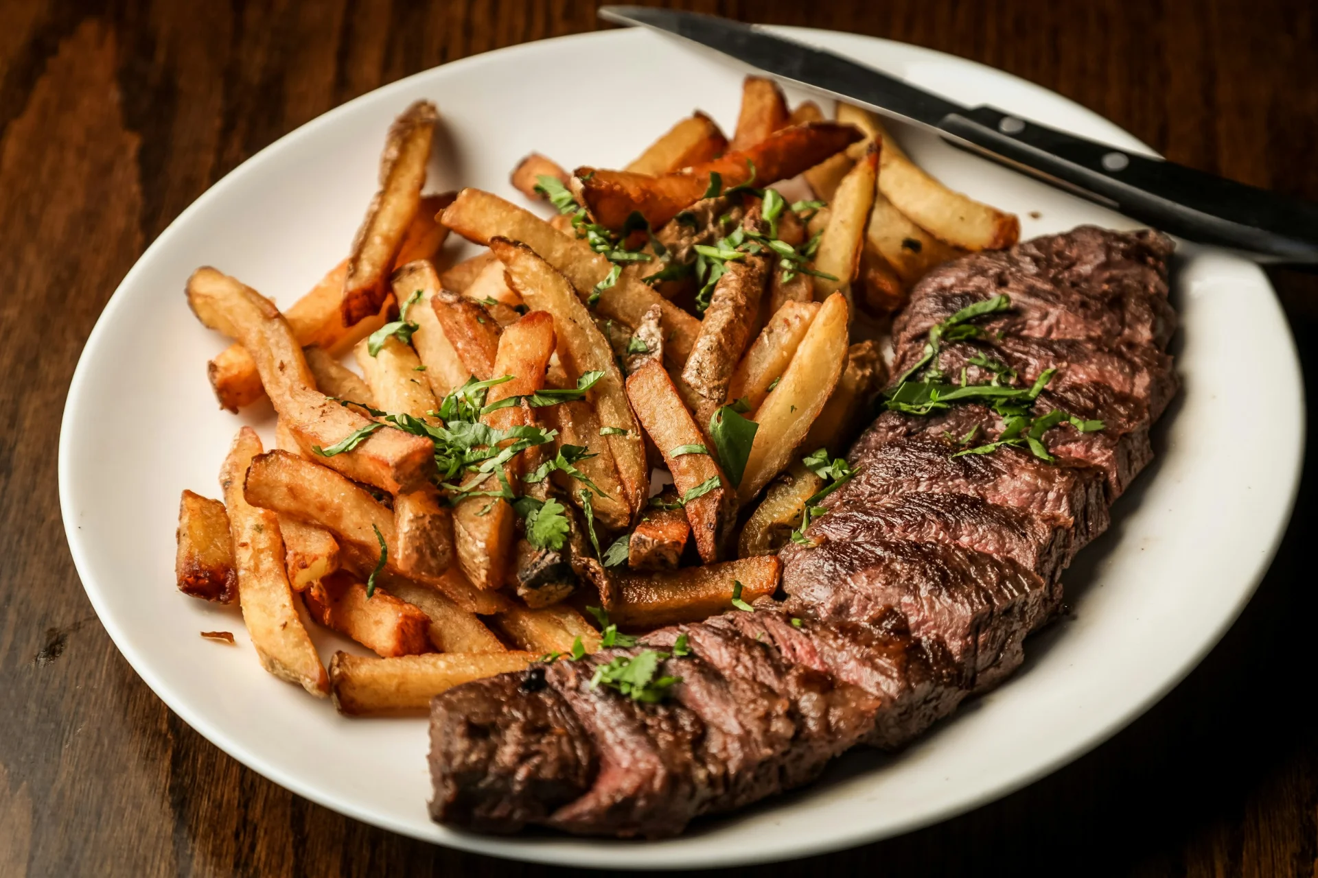 Beef fillet, pepper sauce